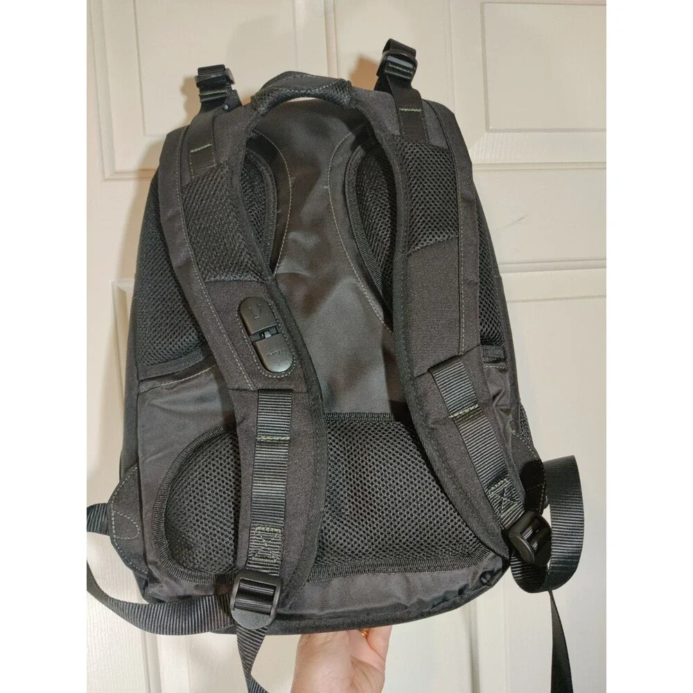 Targus Bag School Laptop Backpack Camping Carrying Case Bag Black Green